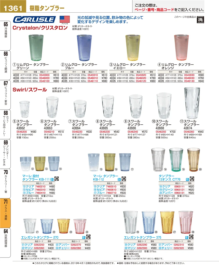 グラス・酒器 ページ1361