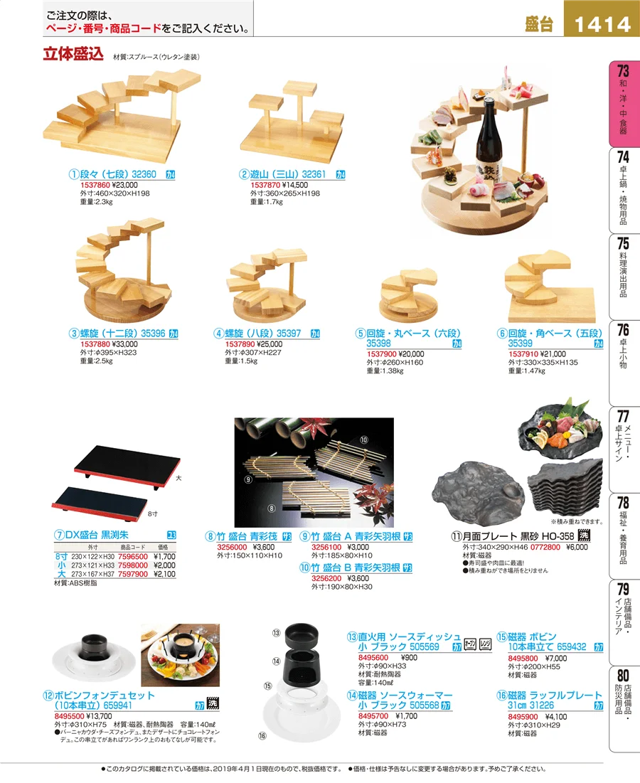 和・洋・中 食器 ページ1414