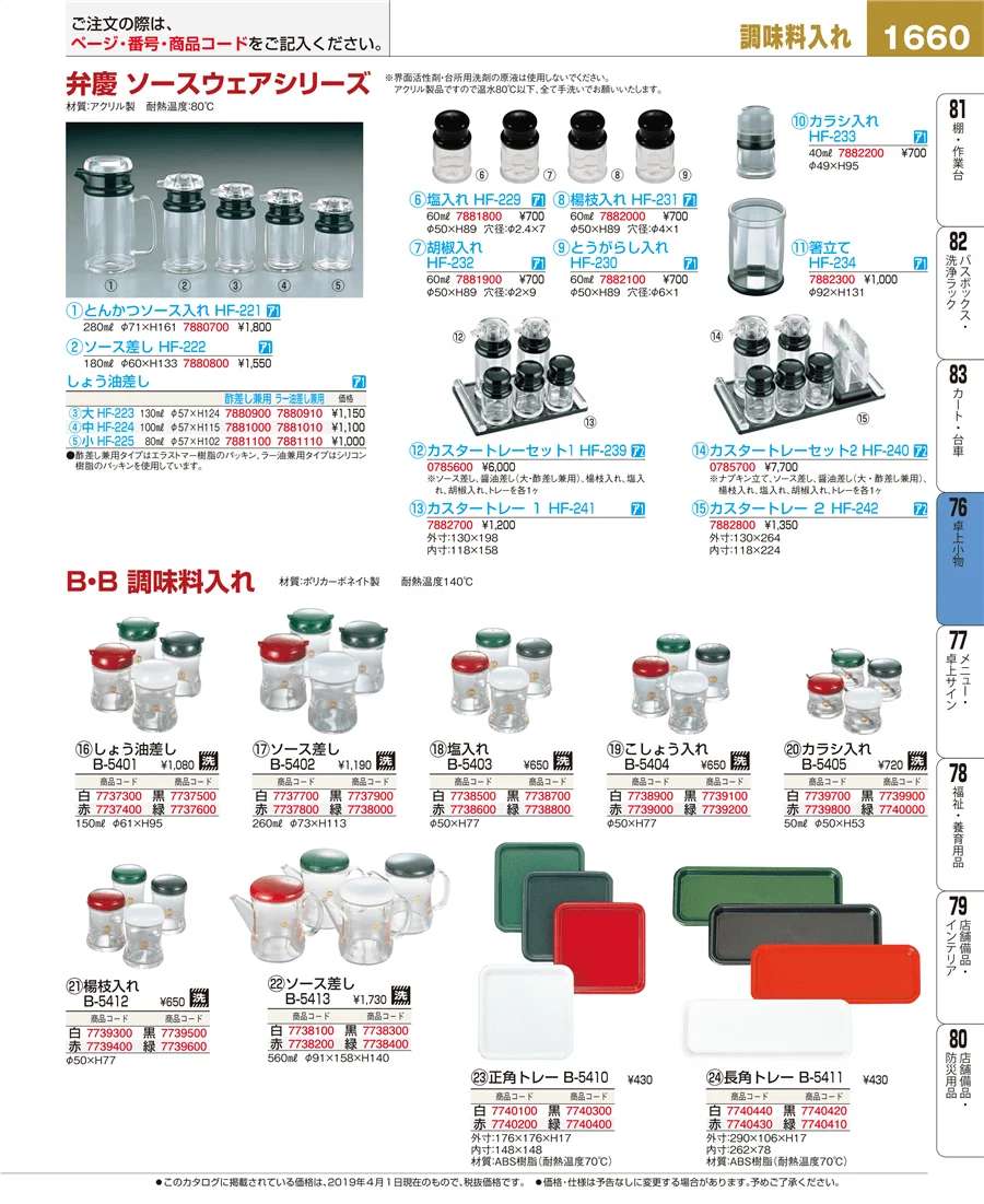 卓上小物 ページ1660