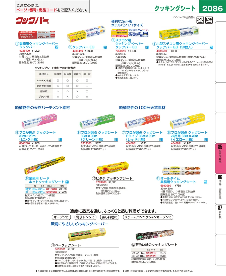 厨房消耗品 ページ2086