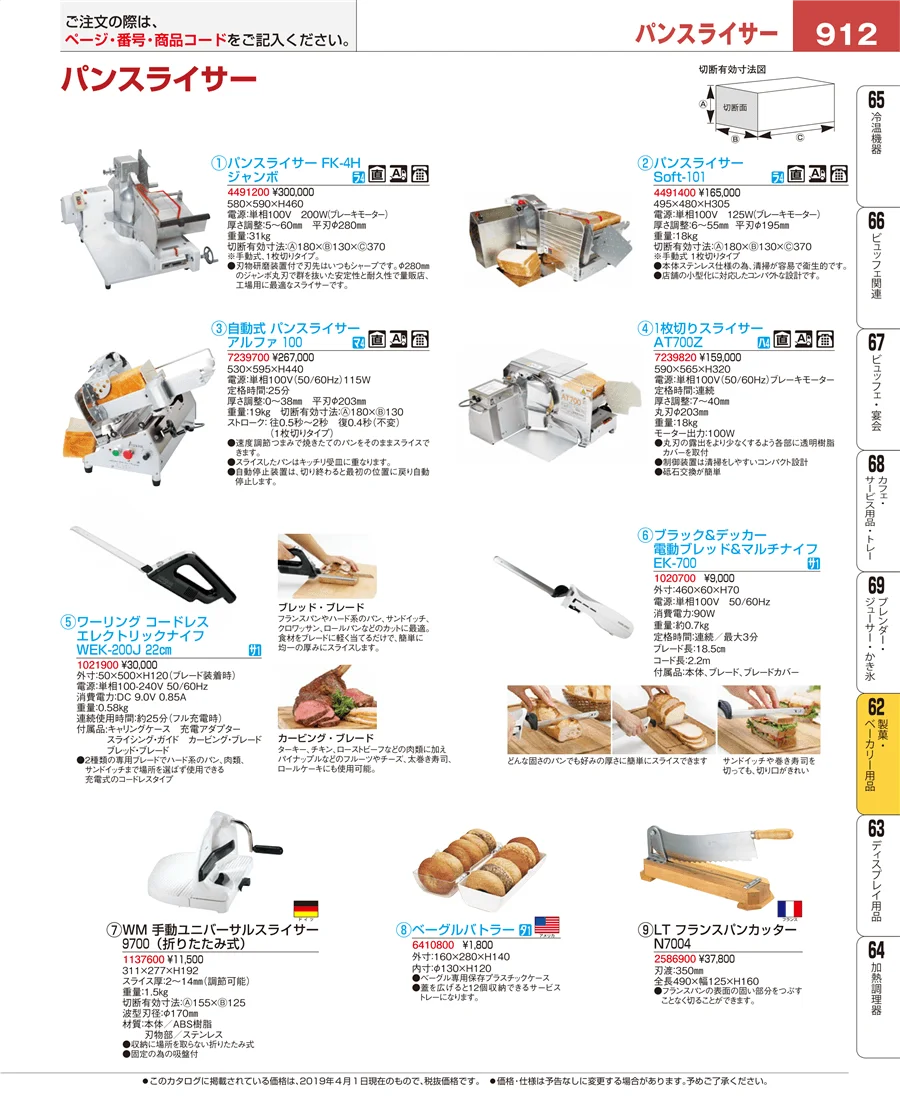 製菓・ベーカリー用品 ページ912