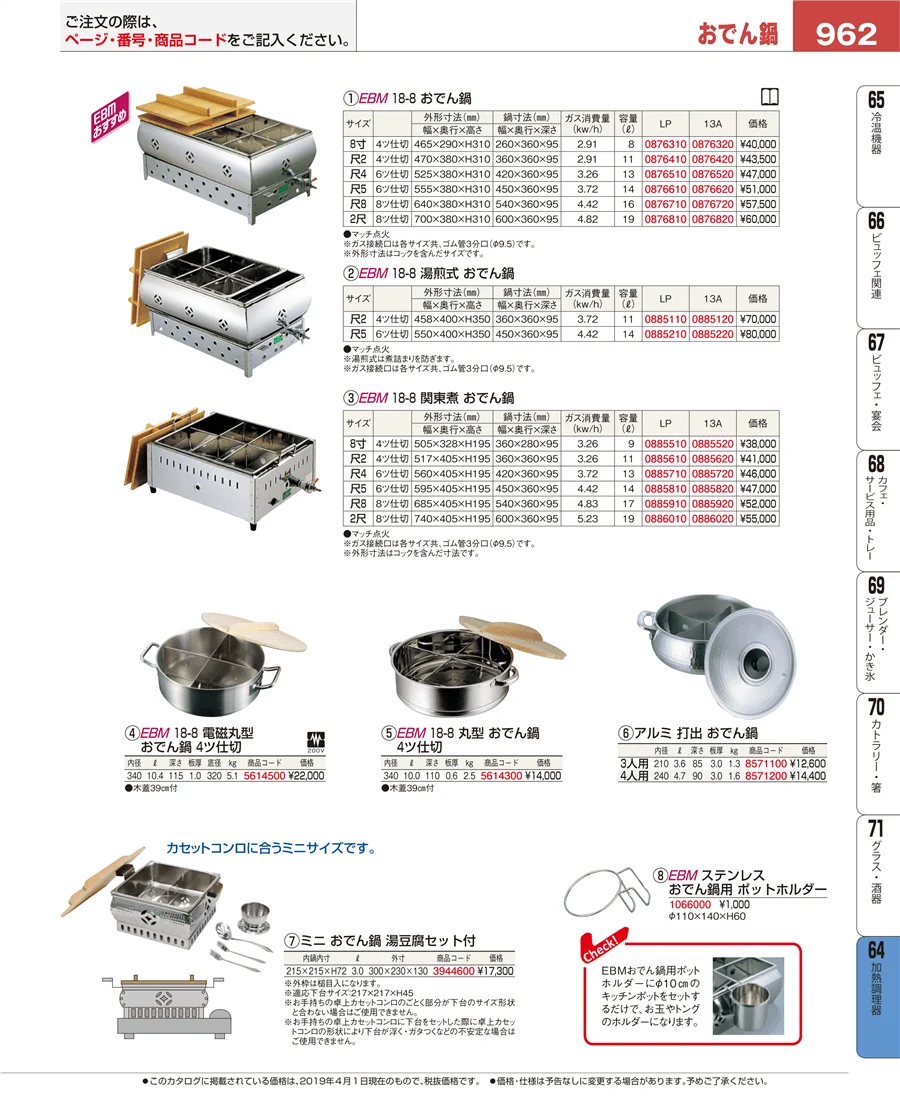 加熱調理器 ページ962