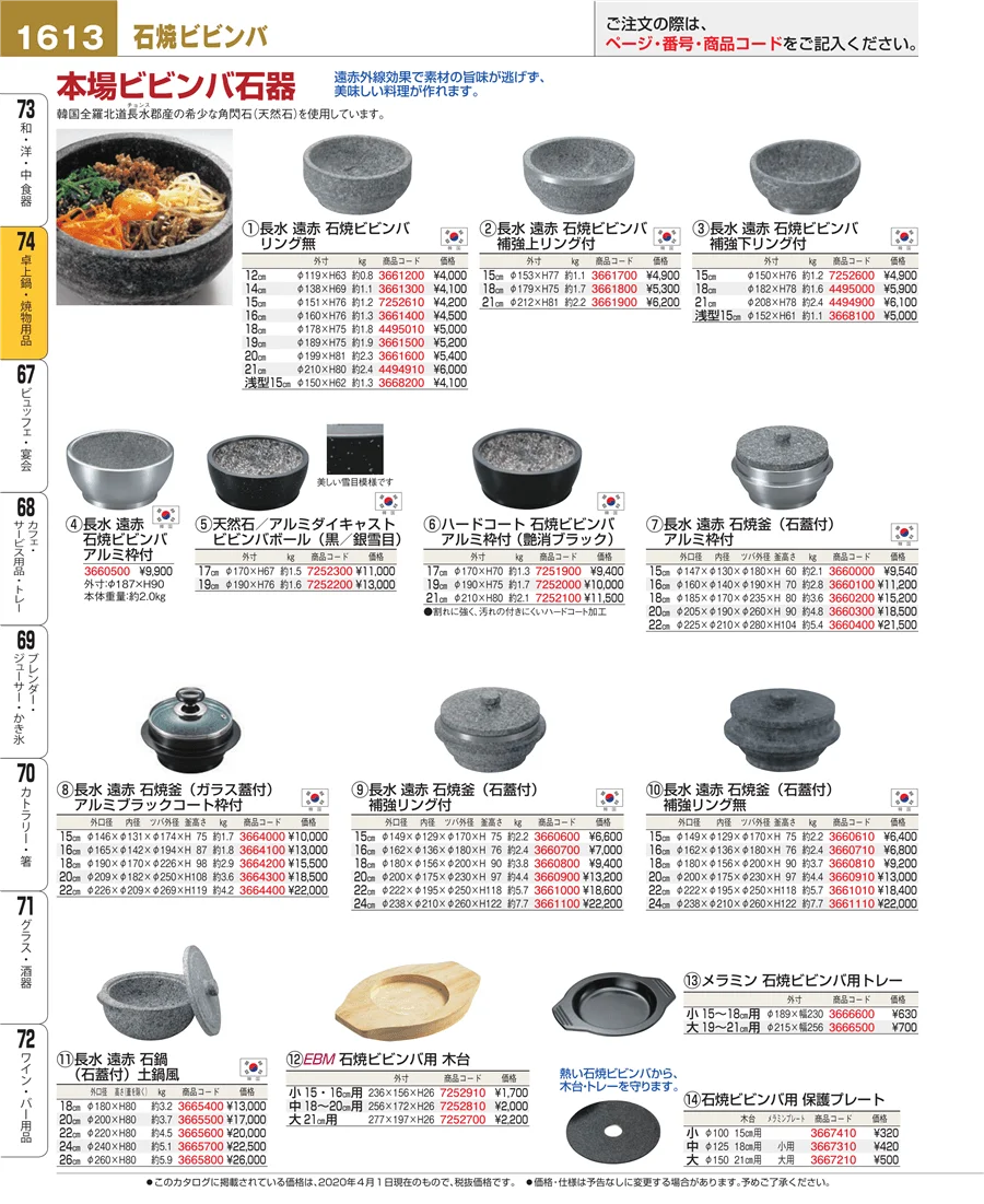 和・洋・中 食器 ページ1613