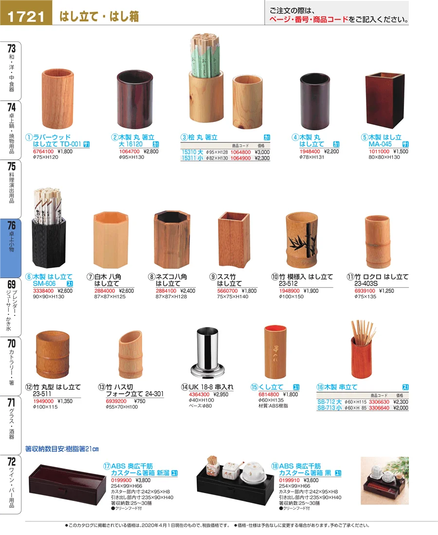 料理演出用品 ページ1721