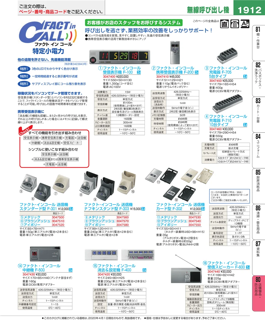 店舗備品・インテリア ページ1912
