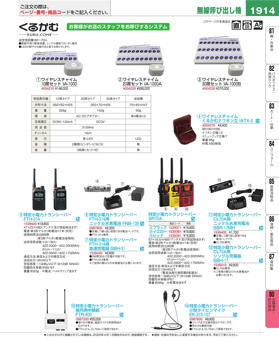 店舗備品・インテリア ページ1914
