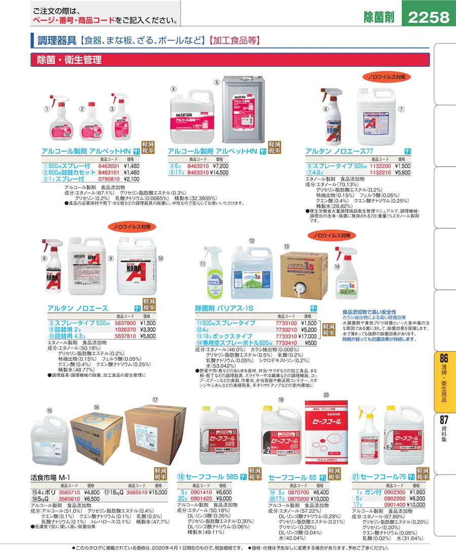 厨房消耗品 ページ2258