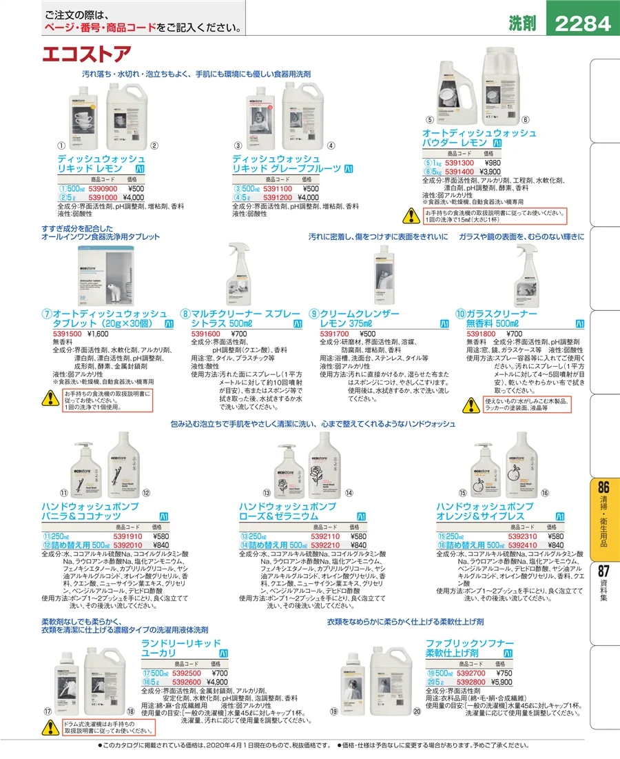 厨房消耗品 ページ2284