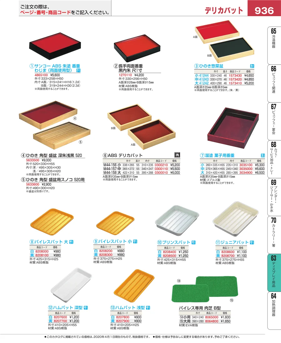 製菓・ベーカリー用品 ページ936
