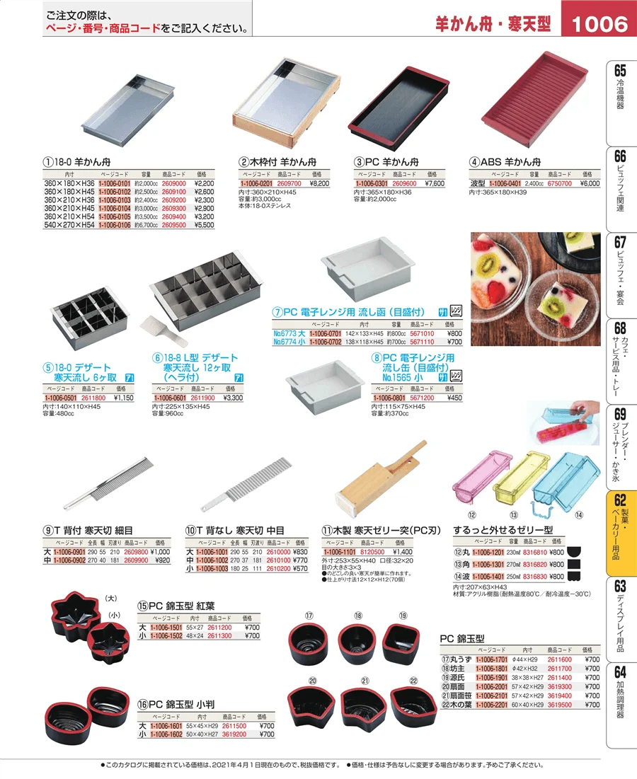 すし・蒸し器・セイロ類 ページ1006