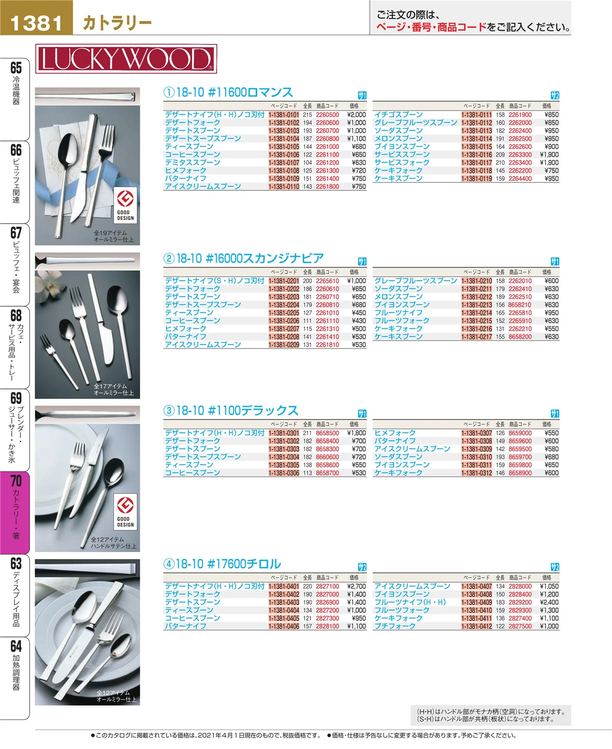 EBM業務用厨房用品カタログvol.21・ページ番号1381・ブレンダー・ジューサー・かき氷