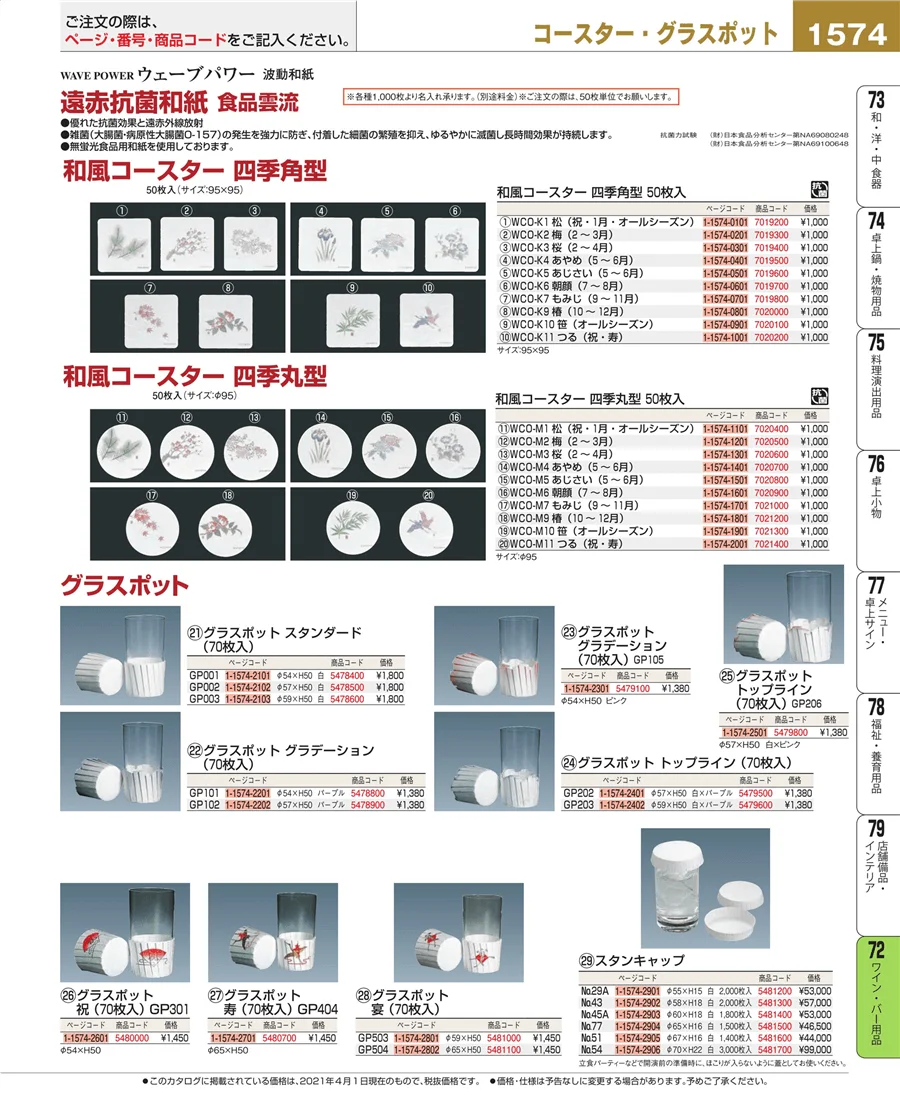 グラス・酒器 ページ1574
