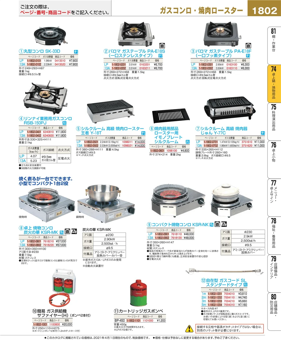 和・洋・中 食器 ページ1802