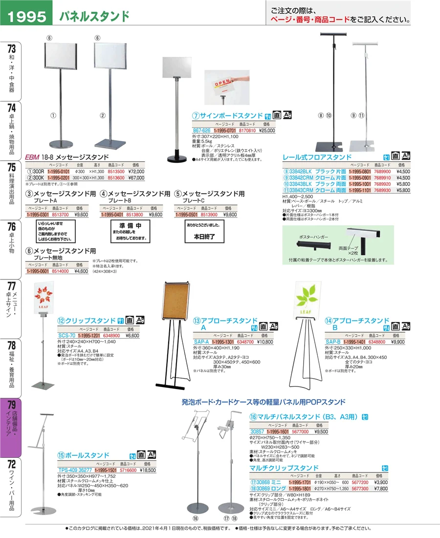 福祉・養育用品 ページ1995