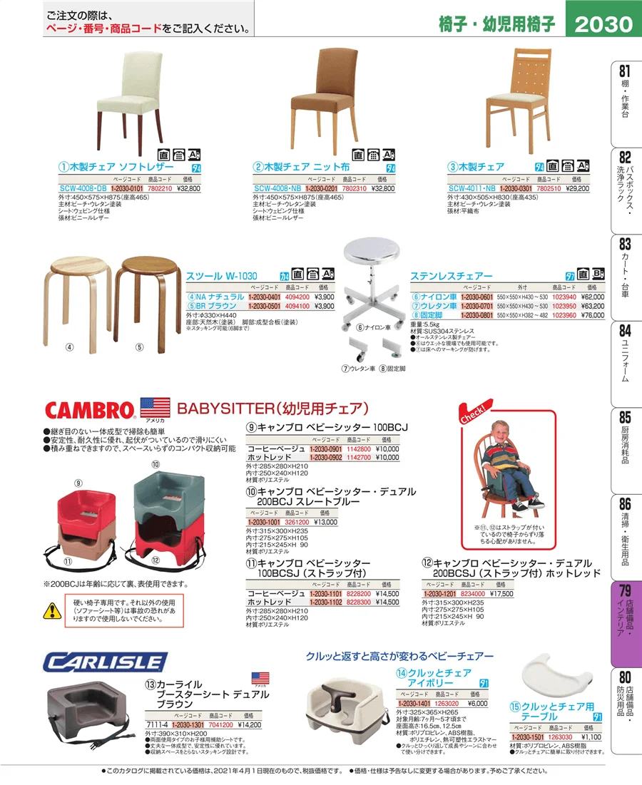 福祉・養育用品 ページ2030