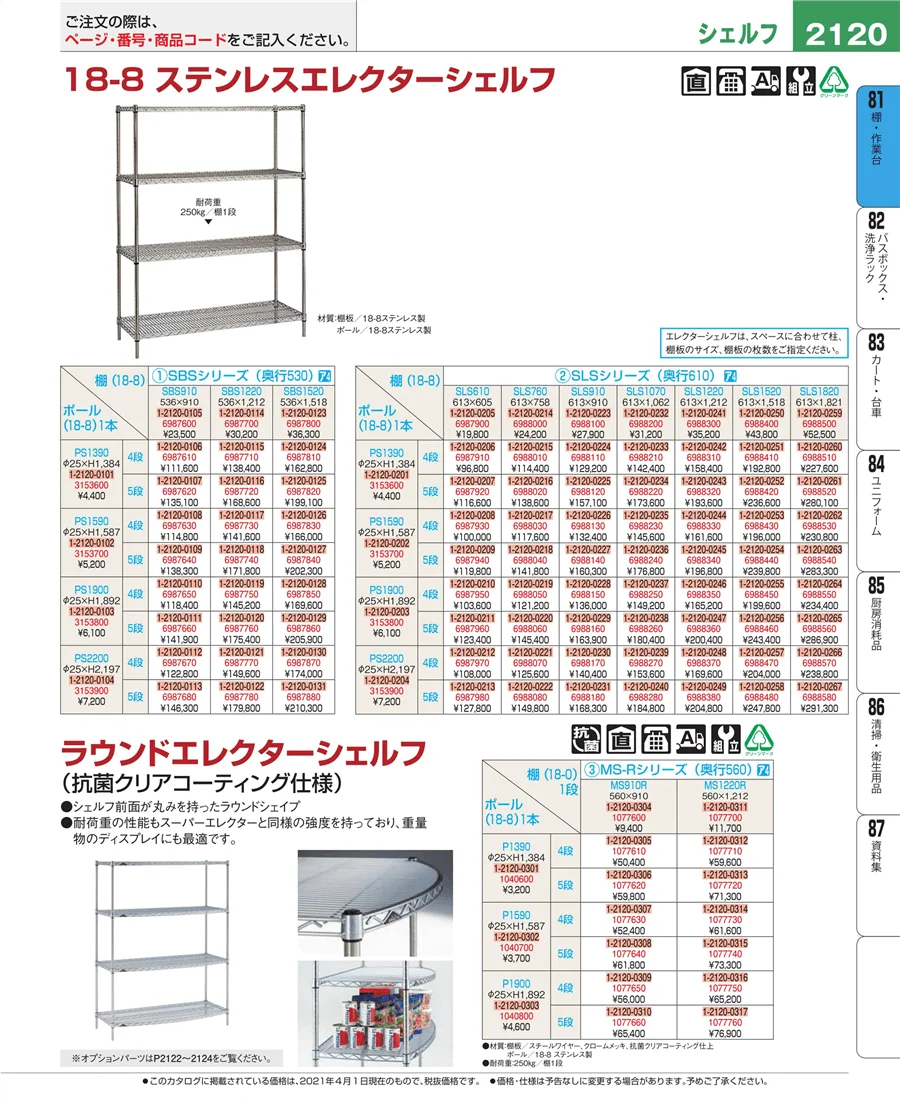店舗備品・防災用品 ページ2120
