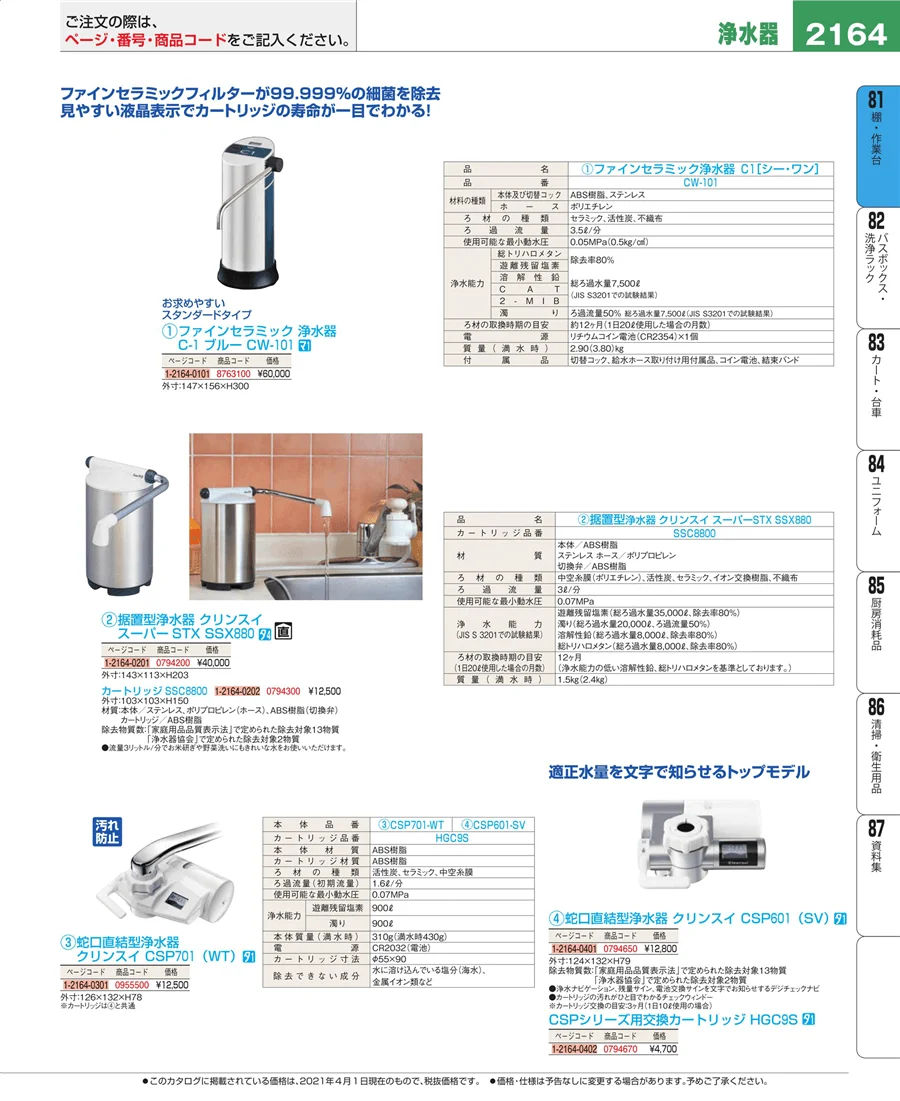 店舗備品・防災用品 ページ2164