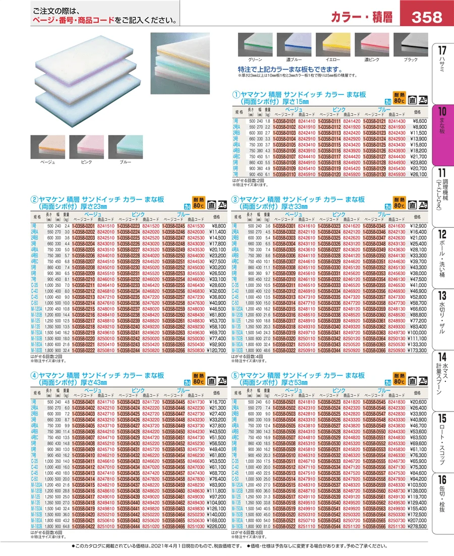 砥石・庖丁差し ページ358