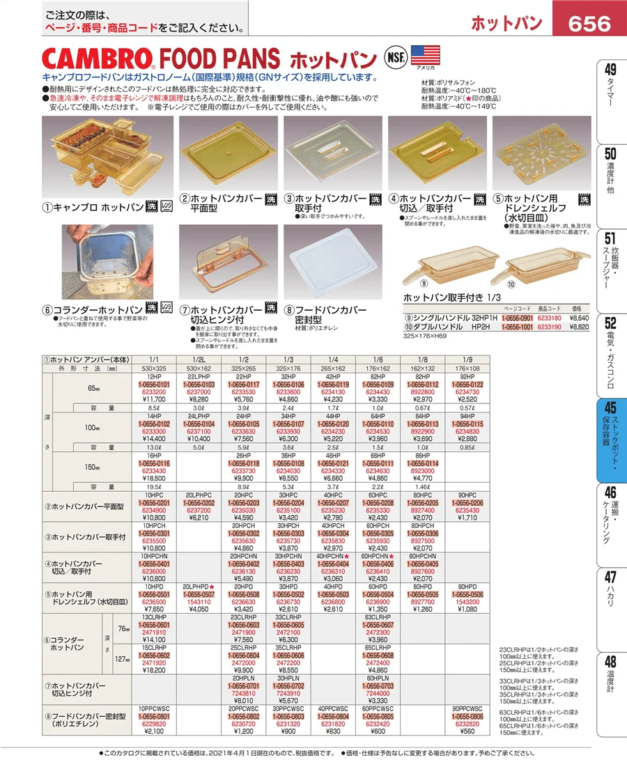 給食用スパテラ・すくい網・ひしゃく ページ656