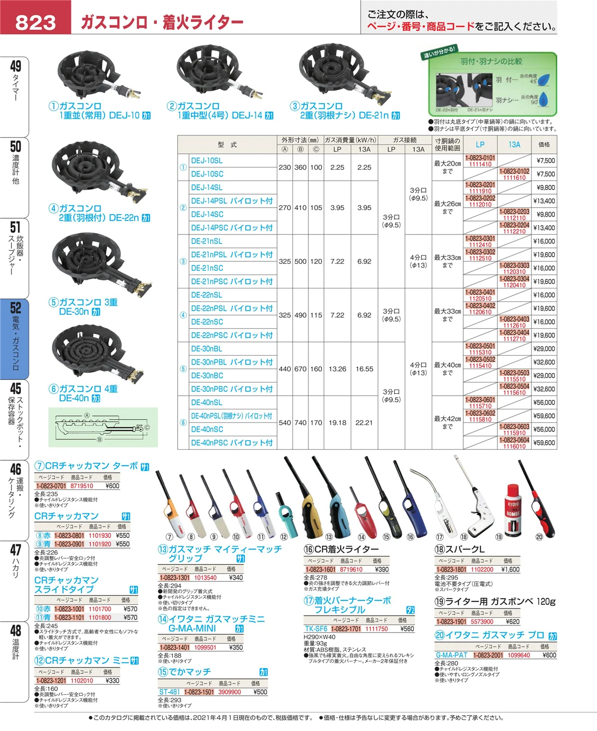 EBM業務用厨房用品カタログvol.21・ページ番号823・炊飯器・スープジャー