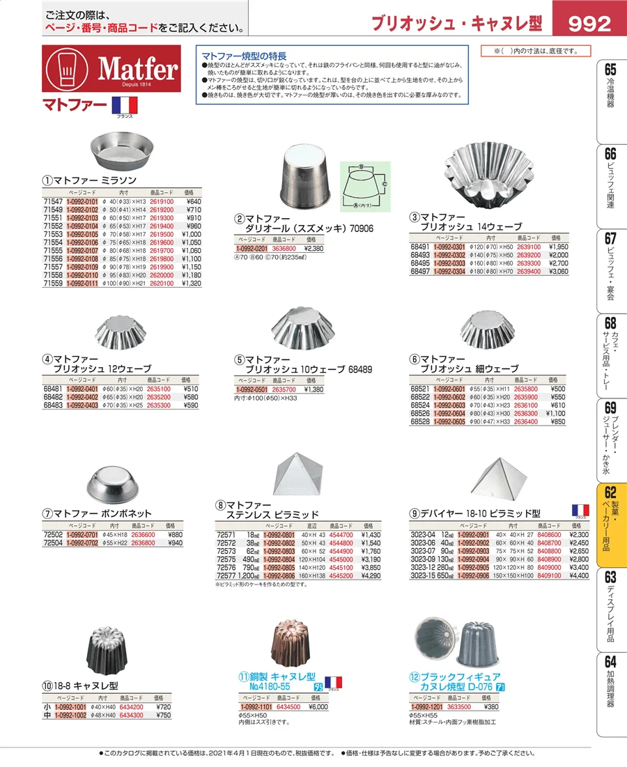 すし・蒸し器・セイロ類 ページ992