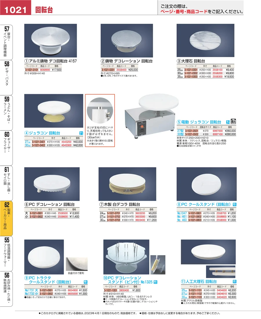 すし・蒸し器・セイロ類 ページ1021