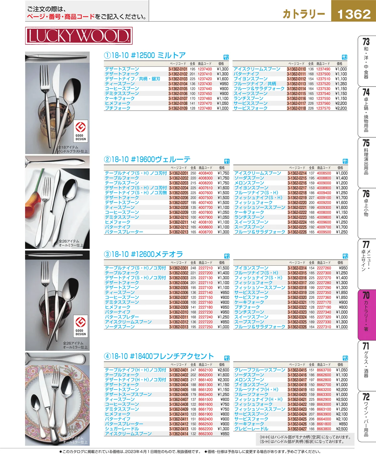 EBM業務用厨房用品カタログvol.23・ページ番号1362・ブレンダー・ジューサー・かき氷