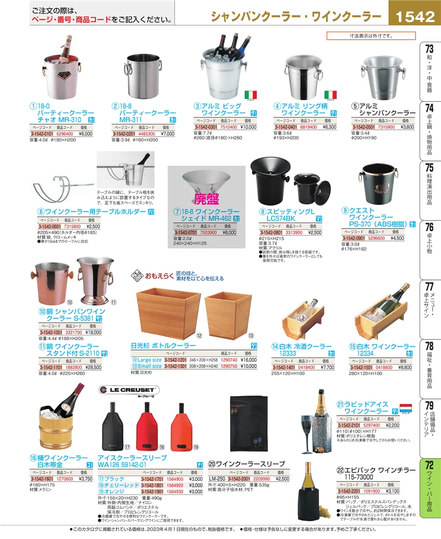 グラス・酒器 ページ1542