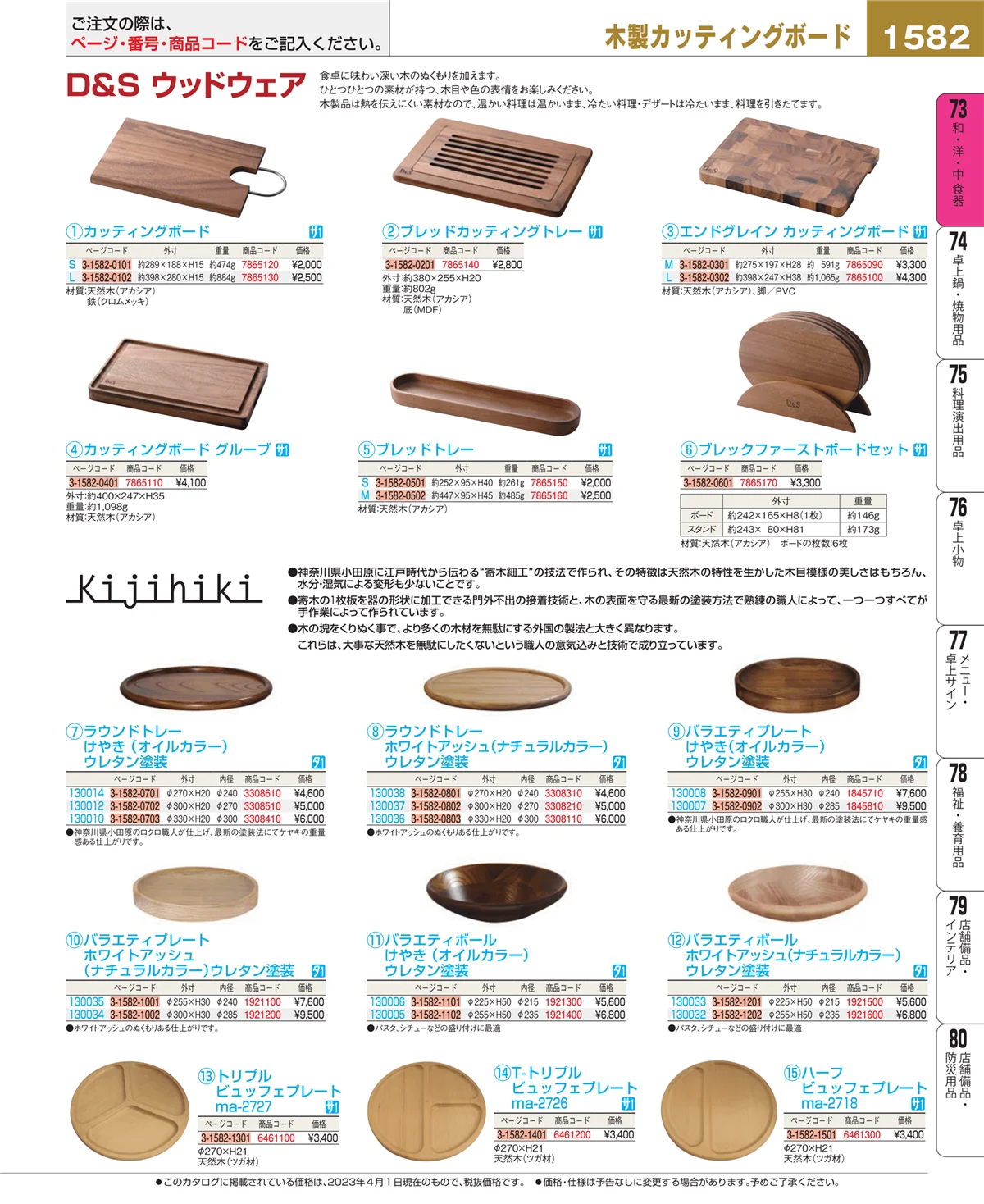 EBM業務用厨房用品カタログvol.23・ページ番号1582・ワイン・バー用品