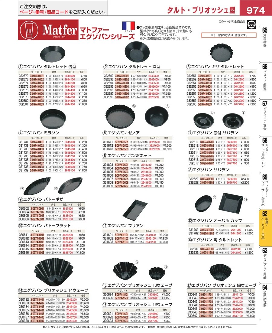 すし・蒸し器・セイロ類 ページ974