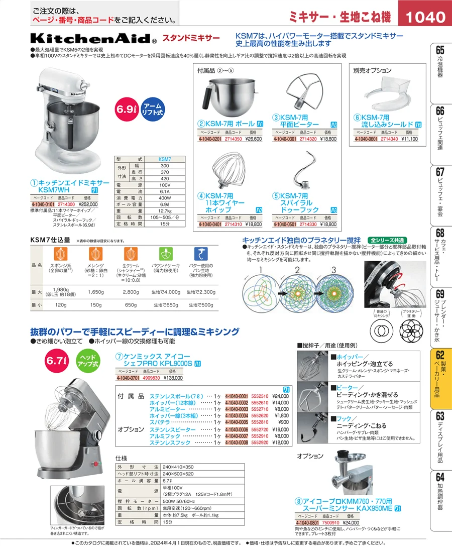 すし・蒸し器・セイロ類 ページ1040