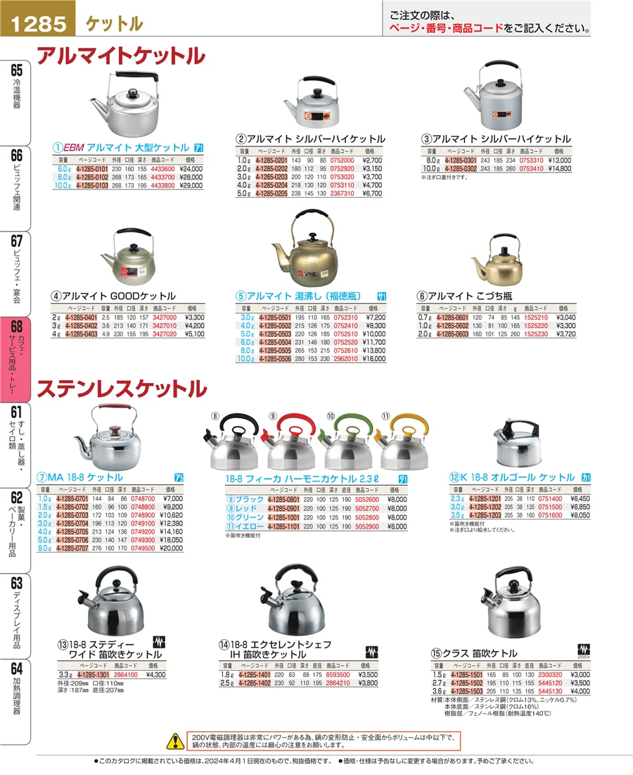 ビュッフェ・宴会 ページ1285