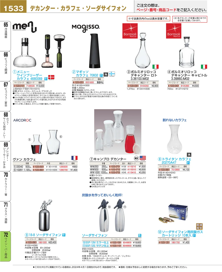 グラス・酒器 ページ1533