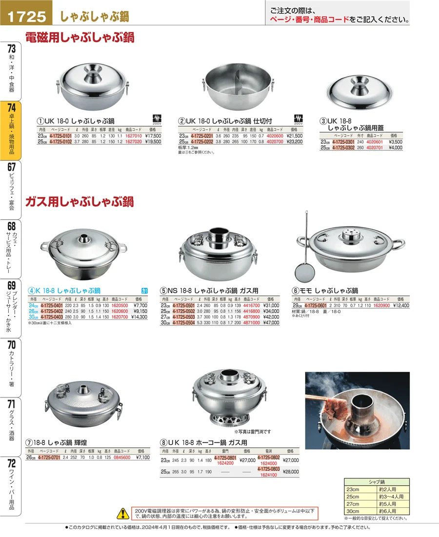 和・洋・中 食器 ページ1725