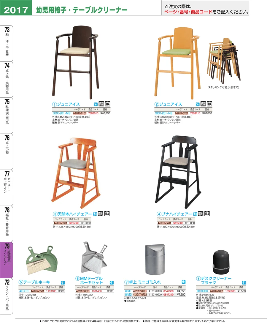 福祉・養育用品 ページ2017