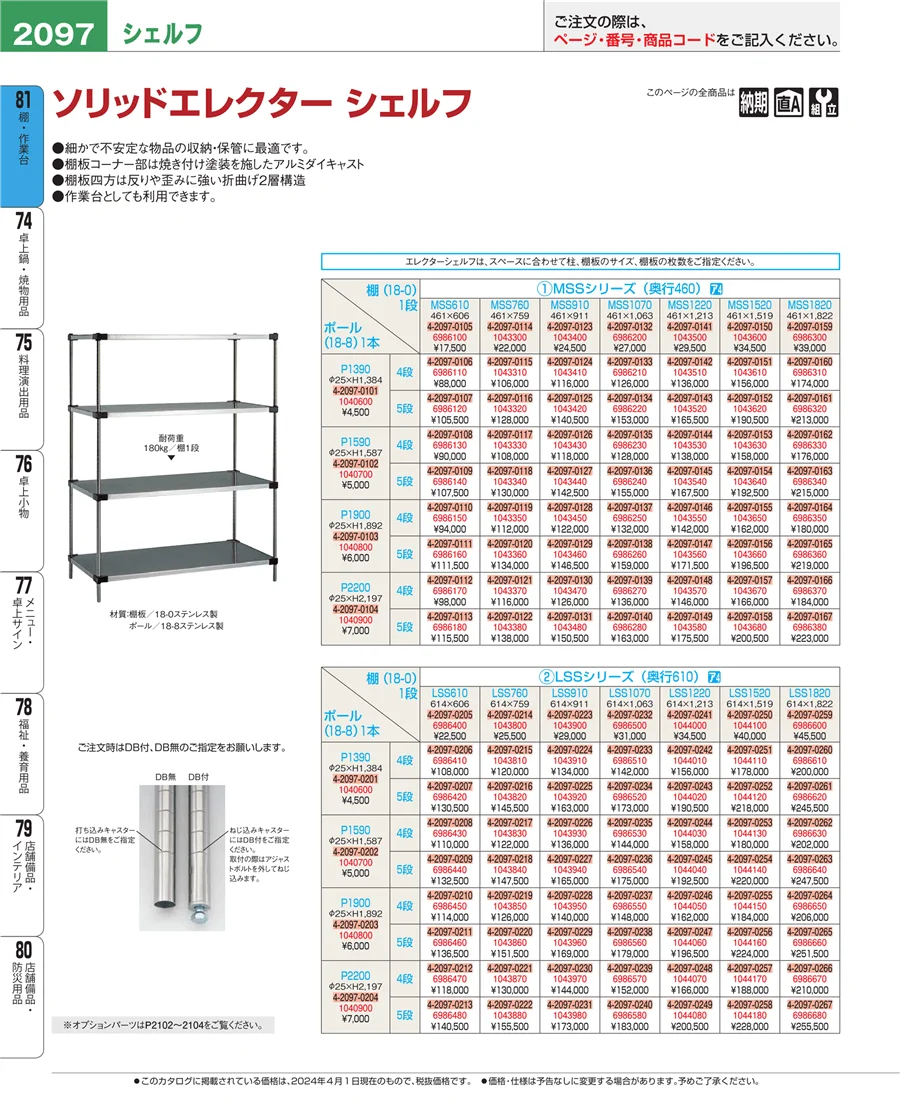 店舗備品・防災用品 ページ2097
