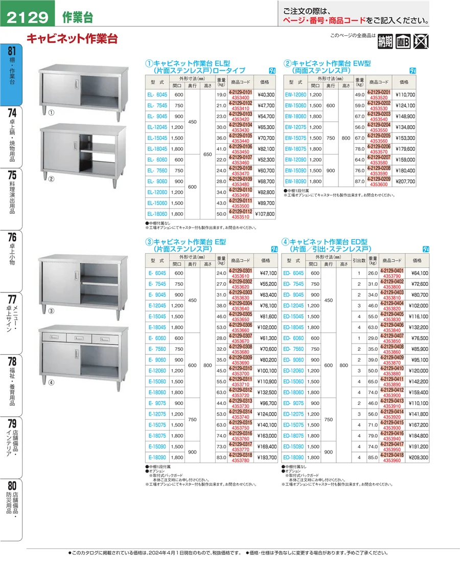 店舗備品・防災用品 ページ2129
