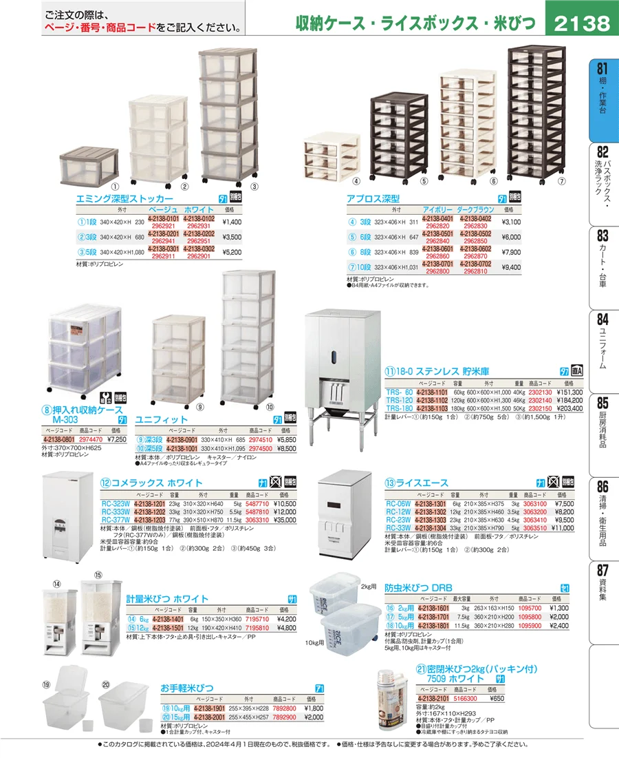 店舗備品・防災用品 ページ2138