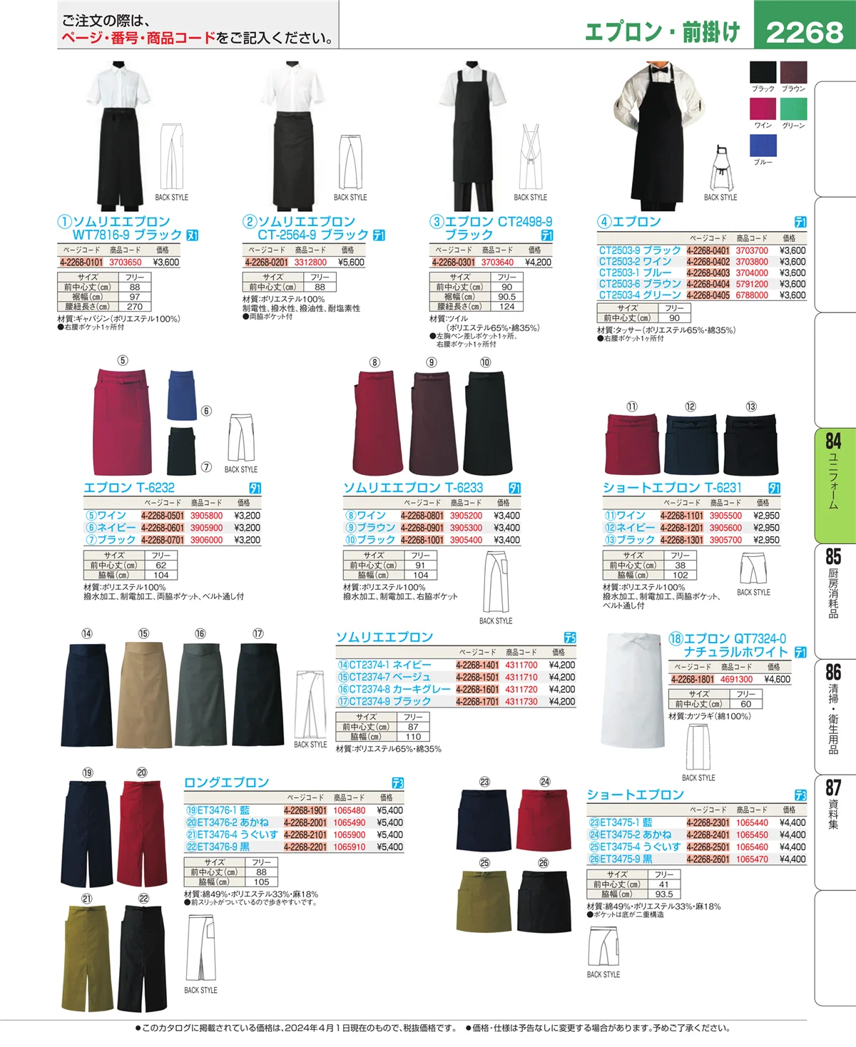 EBM業務用厨房用品カタログvol.24・ページ番号2268・カート・台車