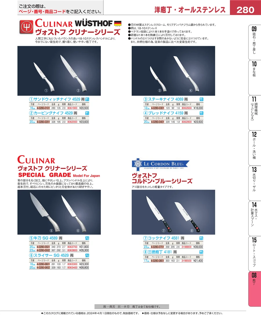 ホテルパン・ガストロノームパン ページ280