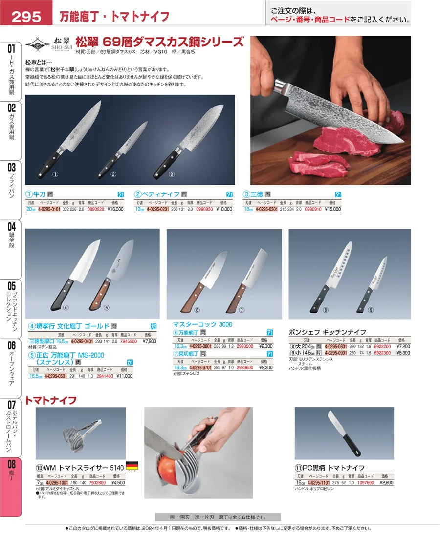 ホテルパン・ガストロノームパン ページ295