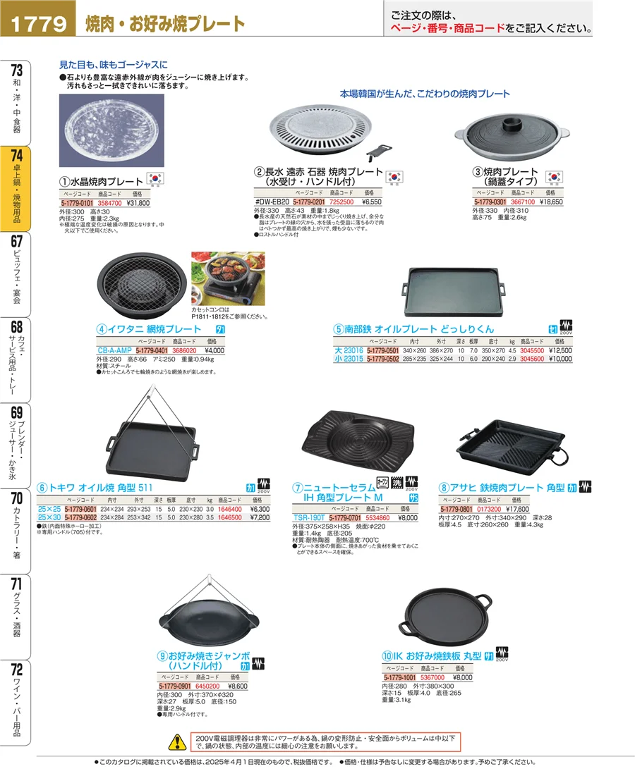 和・洋・中 食器 ページ1779