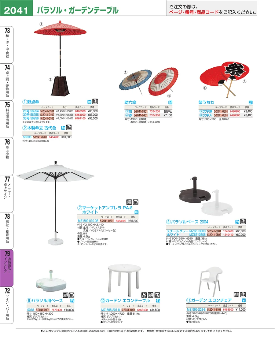 福祉・養育用品 ページ2041