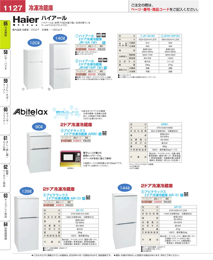 加熱調理器 ページ1127