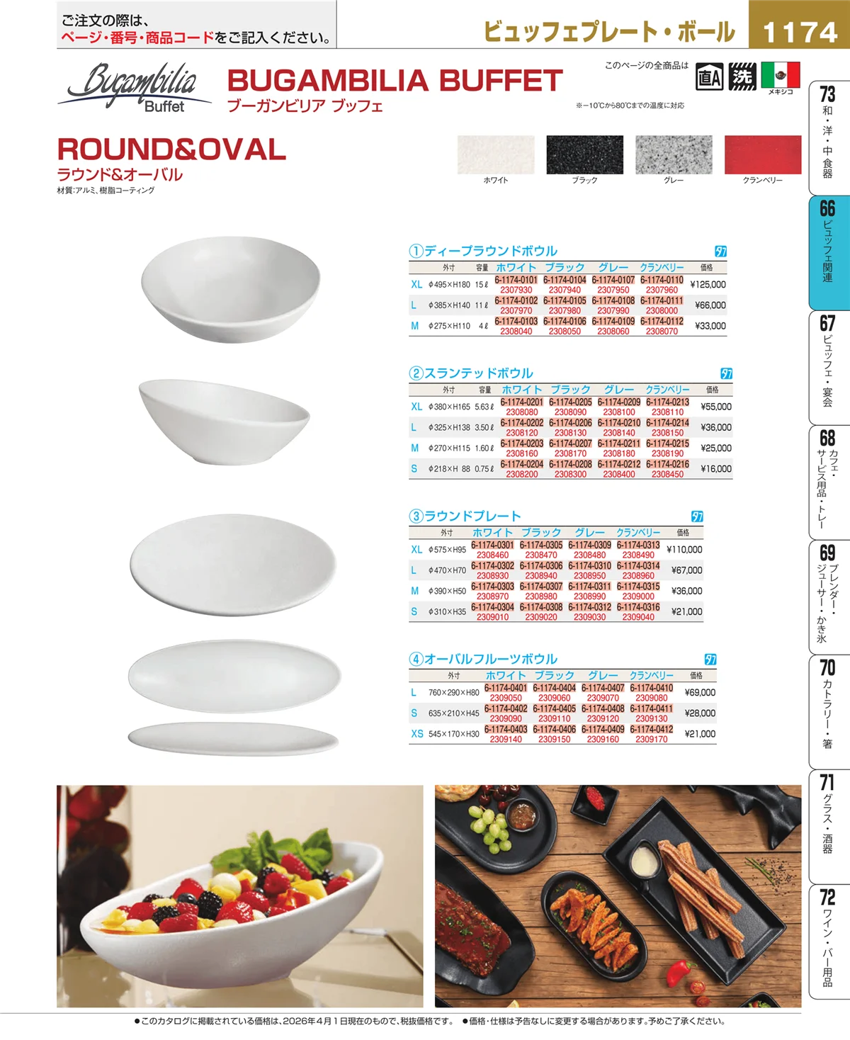 EBM業務用厨房用品カタログvol.26・ページ番号1174・冷温機器