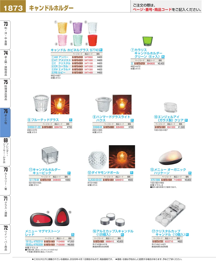 料理演出用品 ページ1873