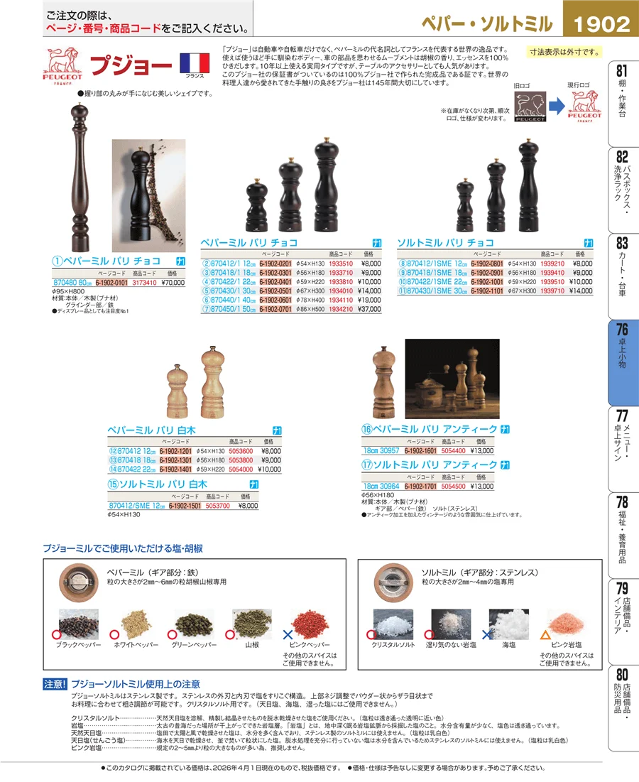 料理演出用品 ページ1902