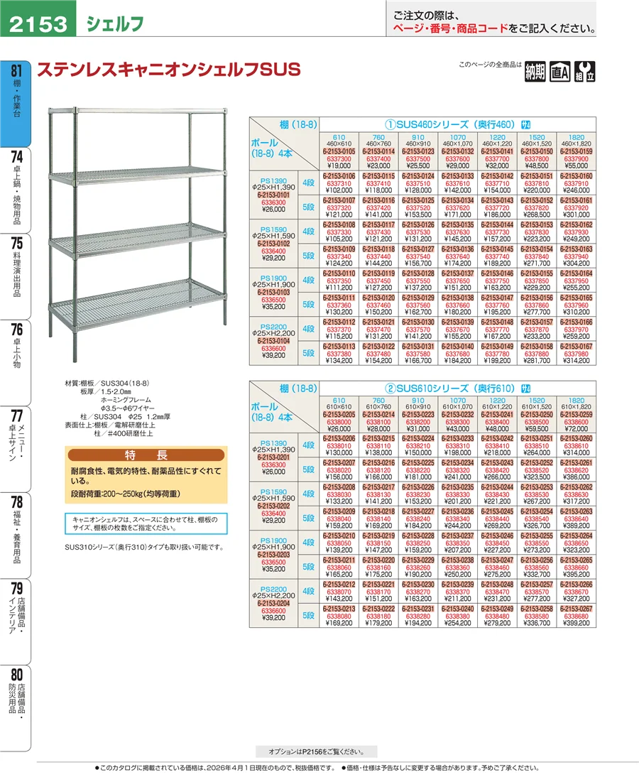 店舗備品・防災用品 ページ2153