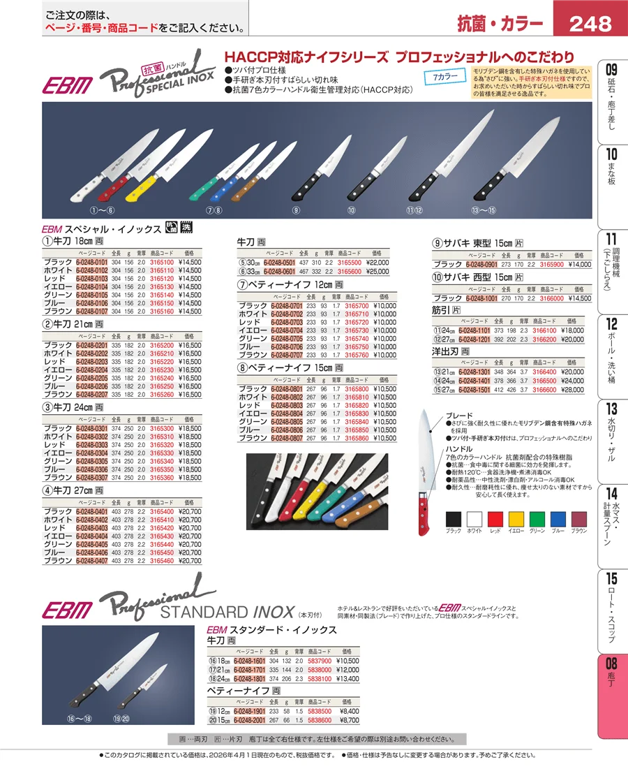 ホテルパン・ガストロノームパン ページ248