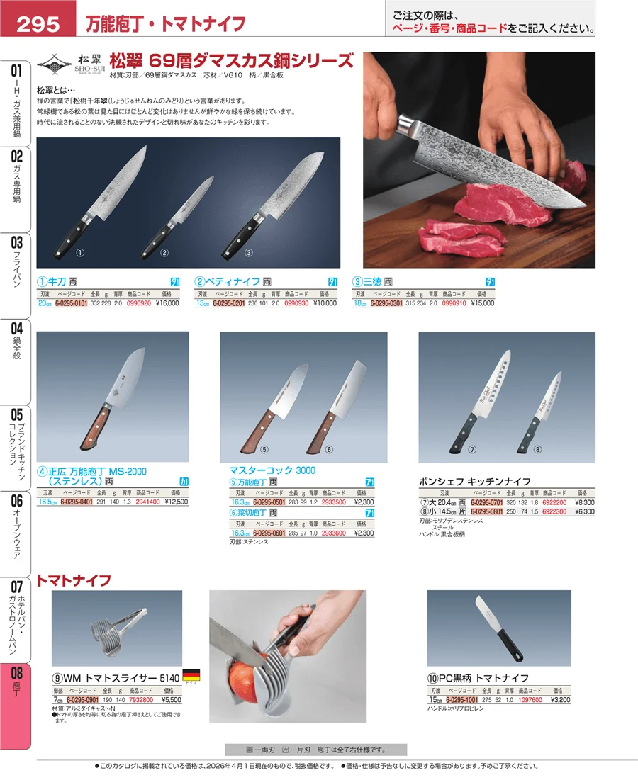 ホテルパン・ガストロノームパン ページ295
